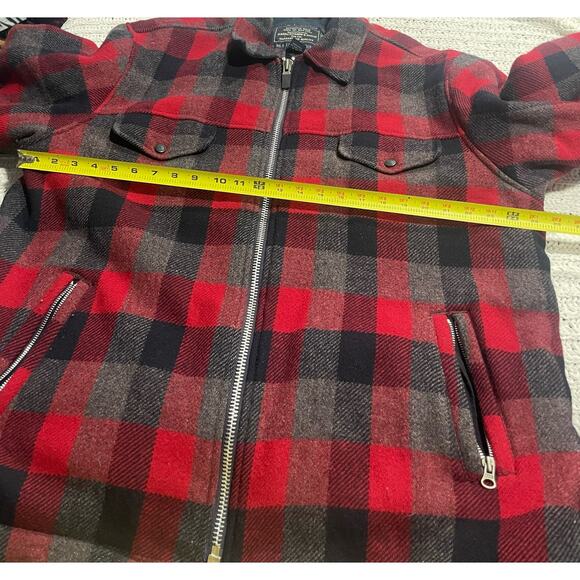 VTG Abercrombie & Fitch Mackinaw Plaid Hunting Jacket Wool Mens Large MHT-119a - Picture 4 of 13